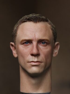 Pre-Sale Daniel Craig James Bond 1/6 Scale Hand-Painted Head Sculpture