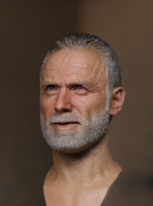 Pre-Sale The Walking Dead Rick Grimes 1/6 Scale Hand-Painted Head Sculpture