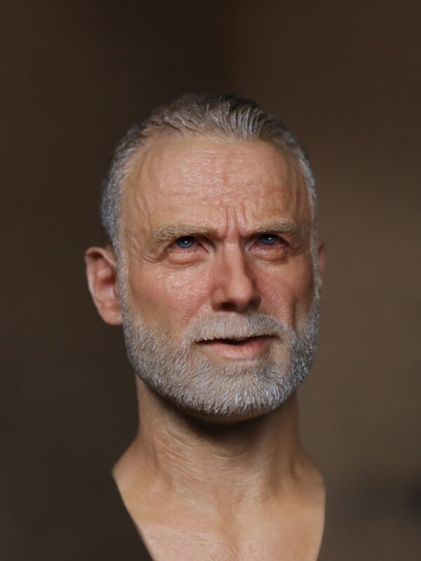 Pre-Sale The Walking Dead Rick Grimes 1/6 Scale Hand-Painted Head Sculpture