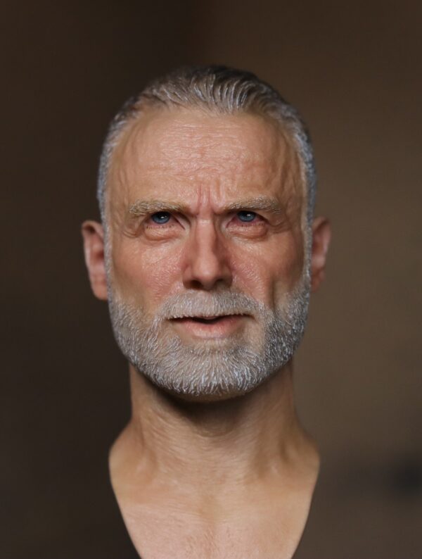 Pre-Sale The Walking Dead Rick Grimes 1/6 Scale Hand-Painted Head Sculpture