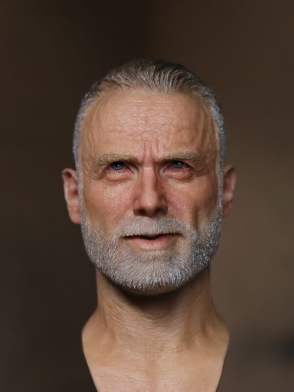 Pre-Sale The Walking Dead Rick Grimes 1/6 Scale Hand-Painted Head Sculpture