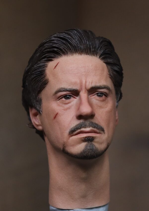 Pre-Sale Robert Downey Jr. Iron Man 1/6 Scale Hand-Painted Head Sculpture