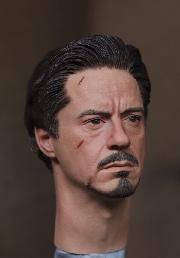 Pre-Sale Robert Downey Jr. Iron Man 1/6 Scale Hand-Painted Head Sculpture