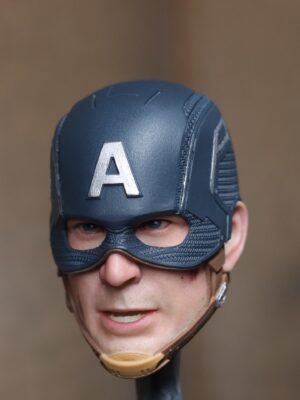 Pre-Sale Captain America 1/6 Scale Hand-Painted Head Sculpture