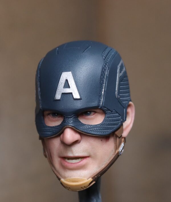 Pre-Sale Captain America 1/6 Scale Hand-Painted Head Sculpture