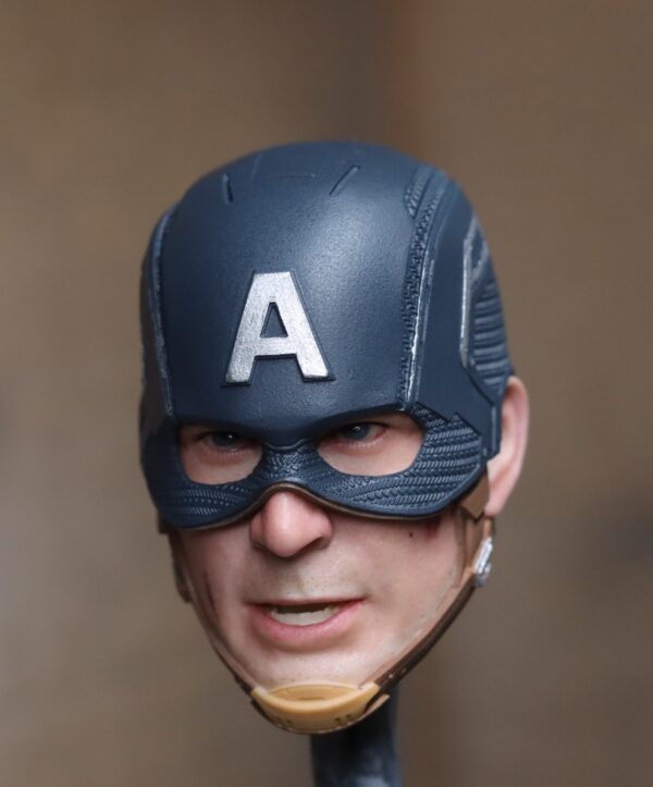 Pre-Sale Captain America 1/6 Scale Hand-Painted Head Sculpture