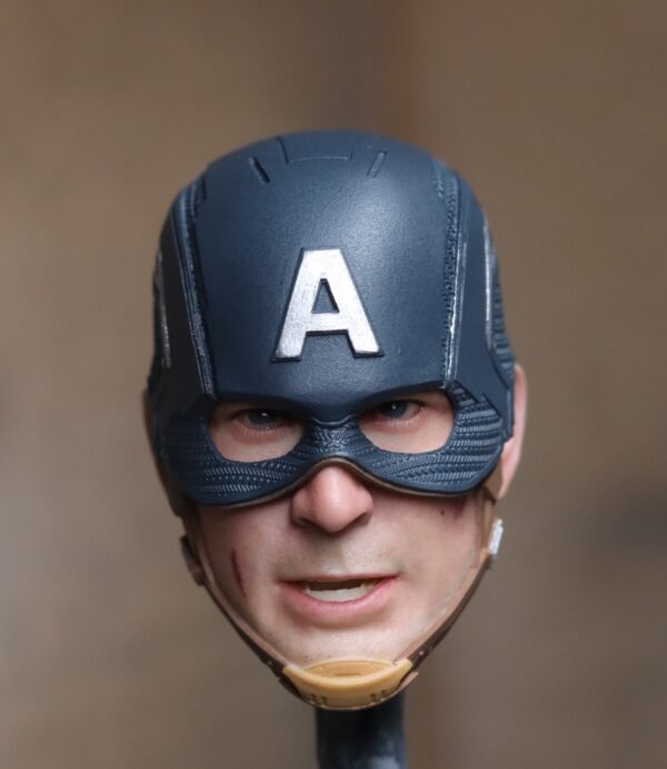 Pre-Sale Captain America 1/6 Scale Hand-Painted Head Sculpture