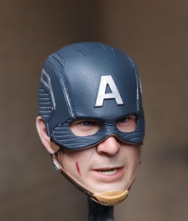 Pre-Sale Captain America 1/6 Scale Hand-Painted Head Sculpture