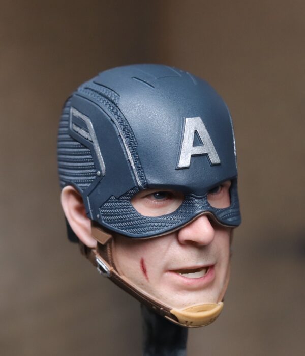 Pre-Sale Captain America 1/6 Scale Hand-Painted Head Sculpture