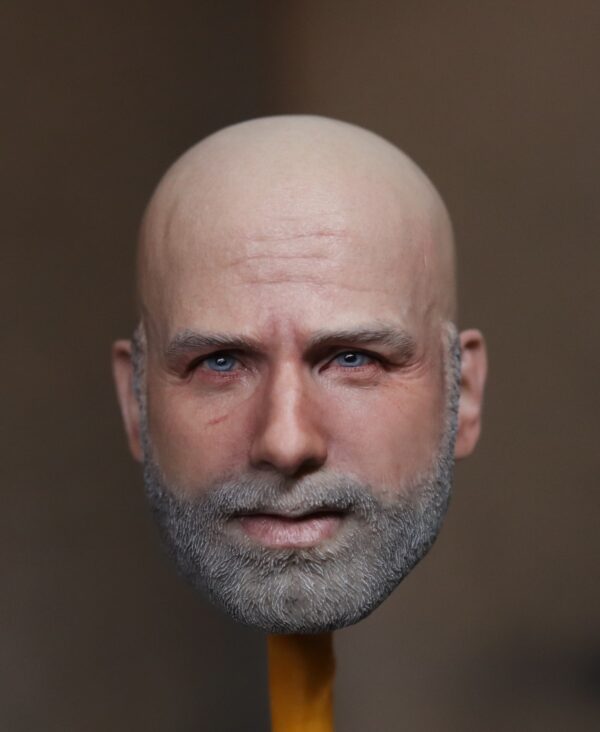 Pre-Sale The Walking Dead Rick Grimes 1/6 Scale Hand-Painted Head Sculpture