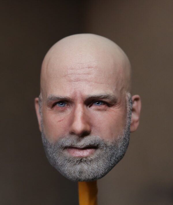 Pre-Sale The Walking Dead Rick Grimes 1/6 Scale Hand-Painted Head Sculpture