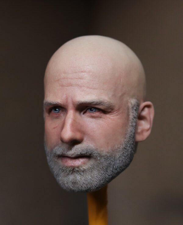 Pre-Sale The Walking Dead Rick Grimes 1/6 Scale Hand-Painted Head Sculpture