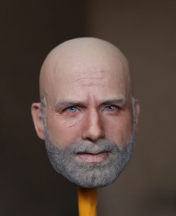 Pre-Sale The Walking Dead Rick Grimes 1/6 Scale Hand-Painted Head Sculpture