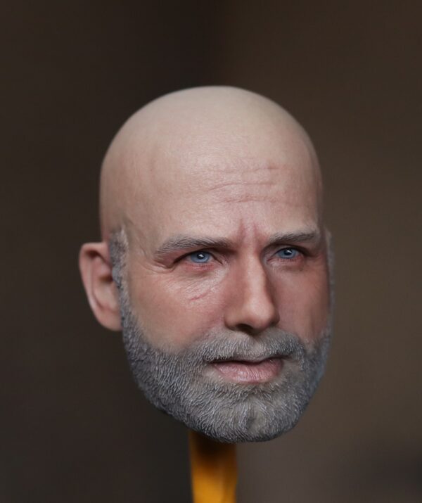 Pre-Sale The Walking Dead Rick Grimes 1/6 Scale Hand-Painted Head Sculpture