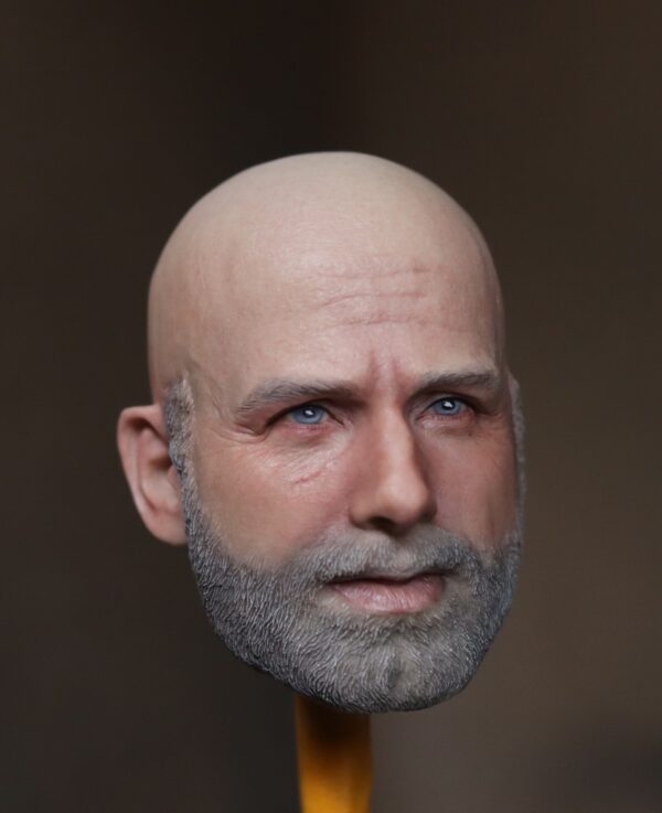 Pre-Sale The Walking Dead Rick Grimes 1/6 Scale Hand-Painted Head Sculpture