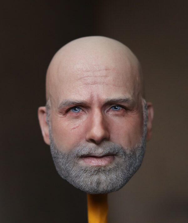 Pre-Sale The Walking Dead Rick Grimes 1/6 Scale Hand-Painted Head Sculpture