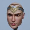 Pre-Sale Wonder Woman Gal Gadot 1/6 Scale Hand-Painted Head Sculpture