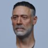 Pre-Sale The Walking Dead Negan 1/6 Scale Hand-Painted Head Sculpture