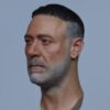 Pre-Sale The Walking Dead Negan 1/6 Scale Hand-Painted Head Sculpture