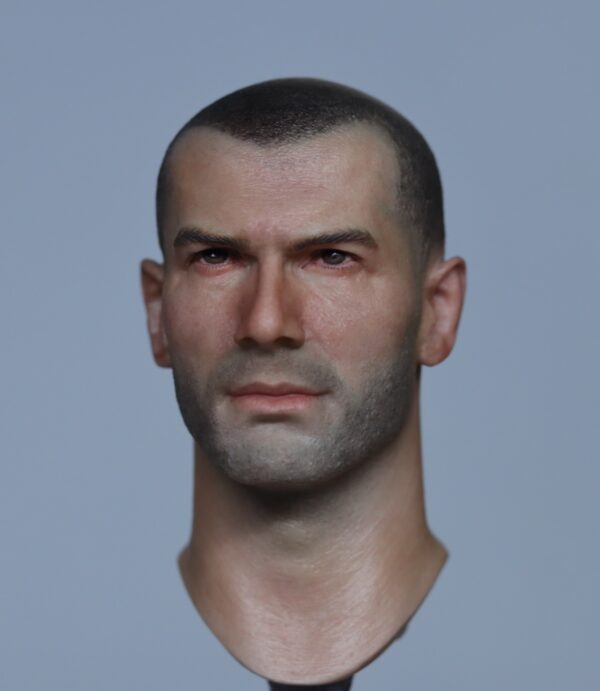 Pre-Sale Zinedine Zidane 1/6 Scale Hand-Painted Head Sculpture