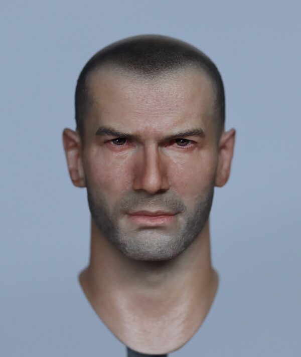 Pre-Sale Zinedine Zidane 1/6 Scale Hand-Painted Head Sculpture