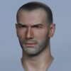 Pre-Sale Zinedine Zidane 1/6 Scale Hand-Painted Head Sculpture