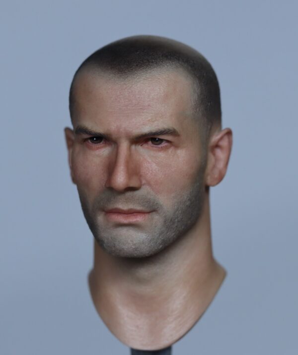 Pre-Sale Zinedine Zidane 1/6 Scale Hand-Painted Head Sculpture