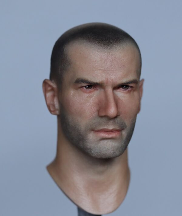 Pre-Sale Zinedine Zidane 1/6 Scale Hand-Painted Head Sculpture