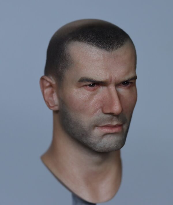 Pre-Sale Zinedine Zidane 1/6 Scale Hand-Painted Head Sculpture