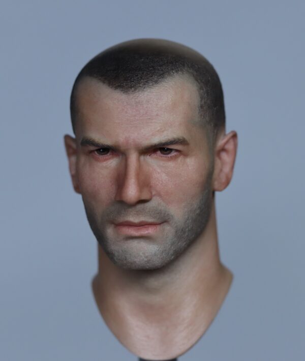 Pre-Sale Zinedine Zidane 1/6 Scale Hand-Painted Head Sculpture