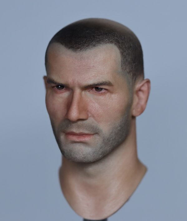 Pre-Sale Zinedine Zidane 1/6 Scale Hand-Painted Head Sculpture