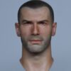 Pre-Sale Zinedine Zidane 1/6 Scale Hand-Painted Head Sculpture