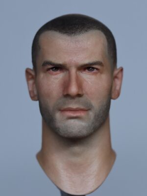 Pre-Sale Zinedine Zidane 1/6 Scale Hand-Painted Head Sculpture