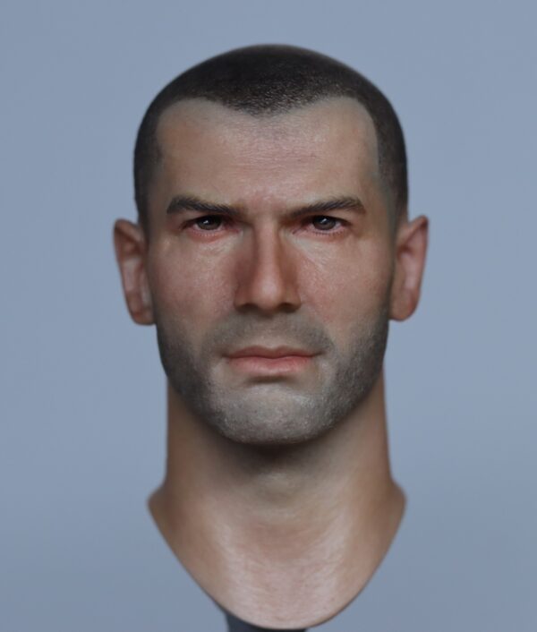 Pre-Sale Zinedine Zidane 1/6 Scale Hand-Painted Head Sculpture